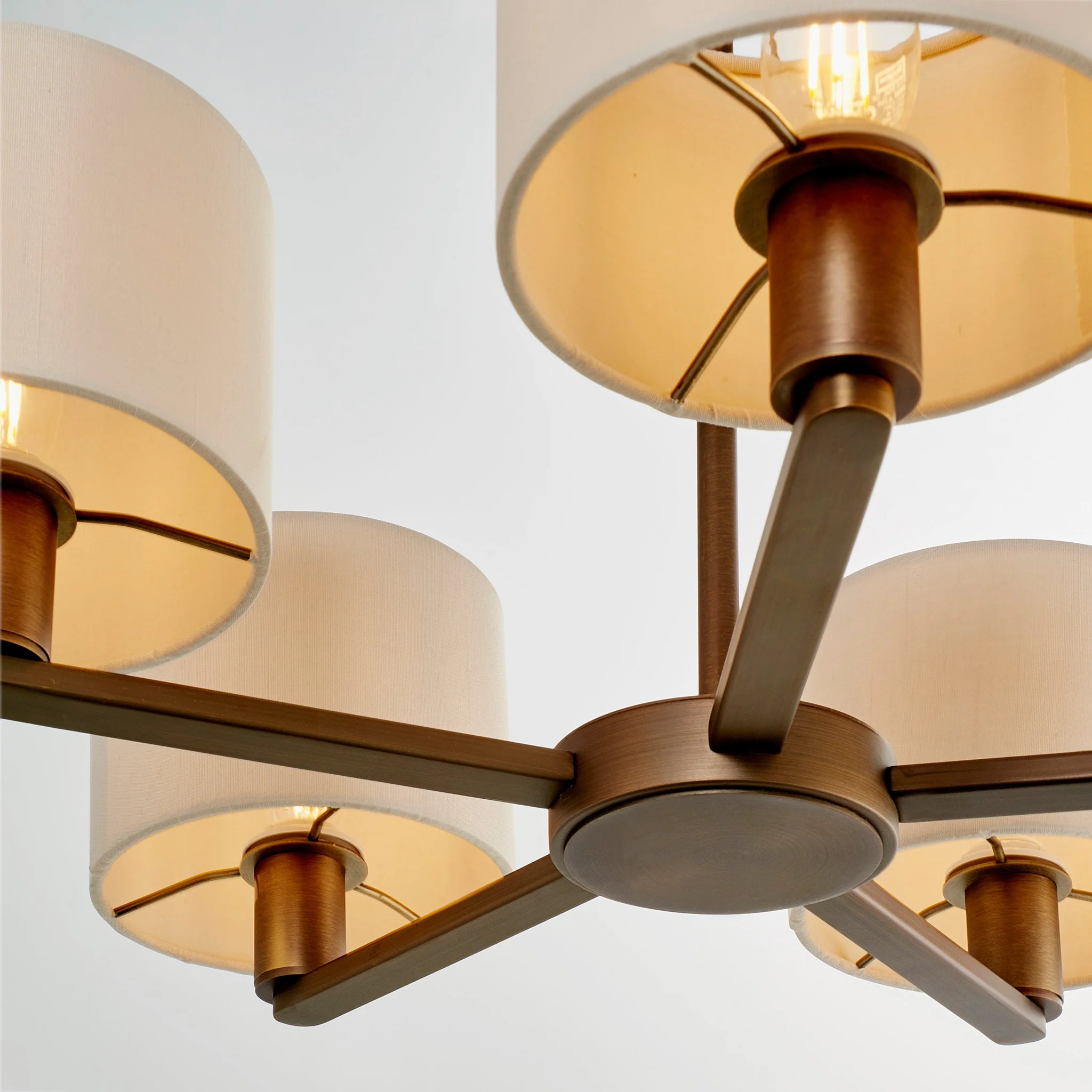 Daley Bronze 5 Pendant Light - DHD Daley 5 Pendant Antique Bronze - Image 3