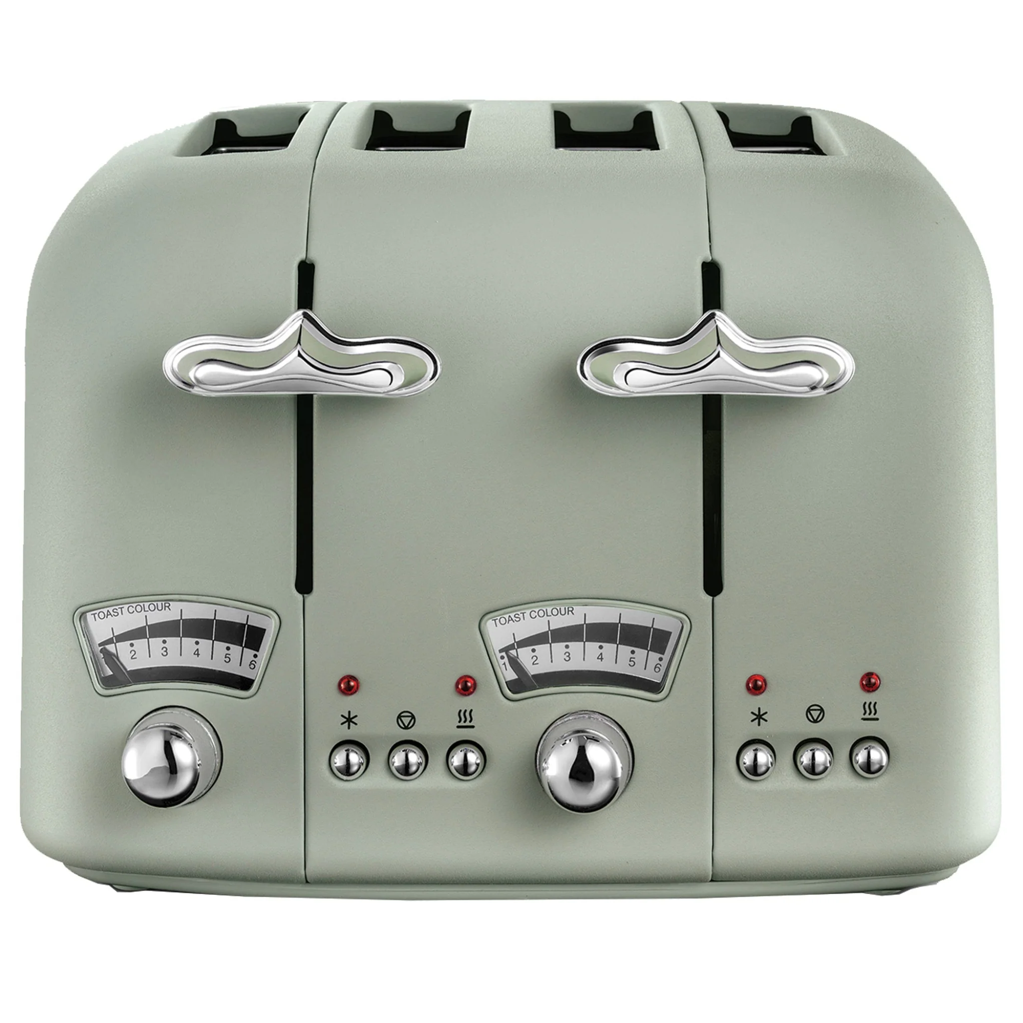 DeLonghi Argento Toaster Green 4 Slice - Image 2