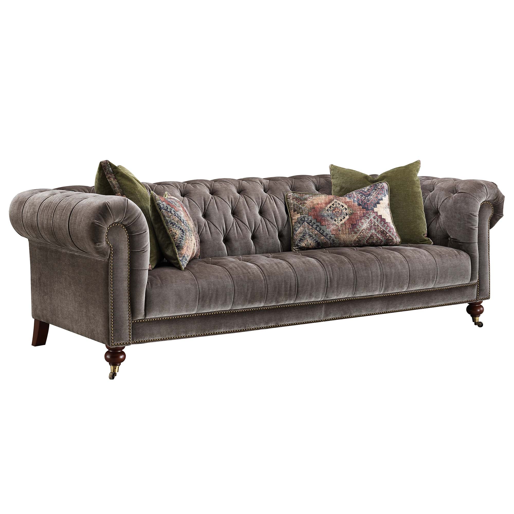 Delphine 4 Seater Sofa - 4 Seater Sofa Voyager Leather - Image 3