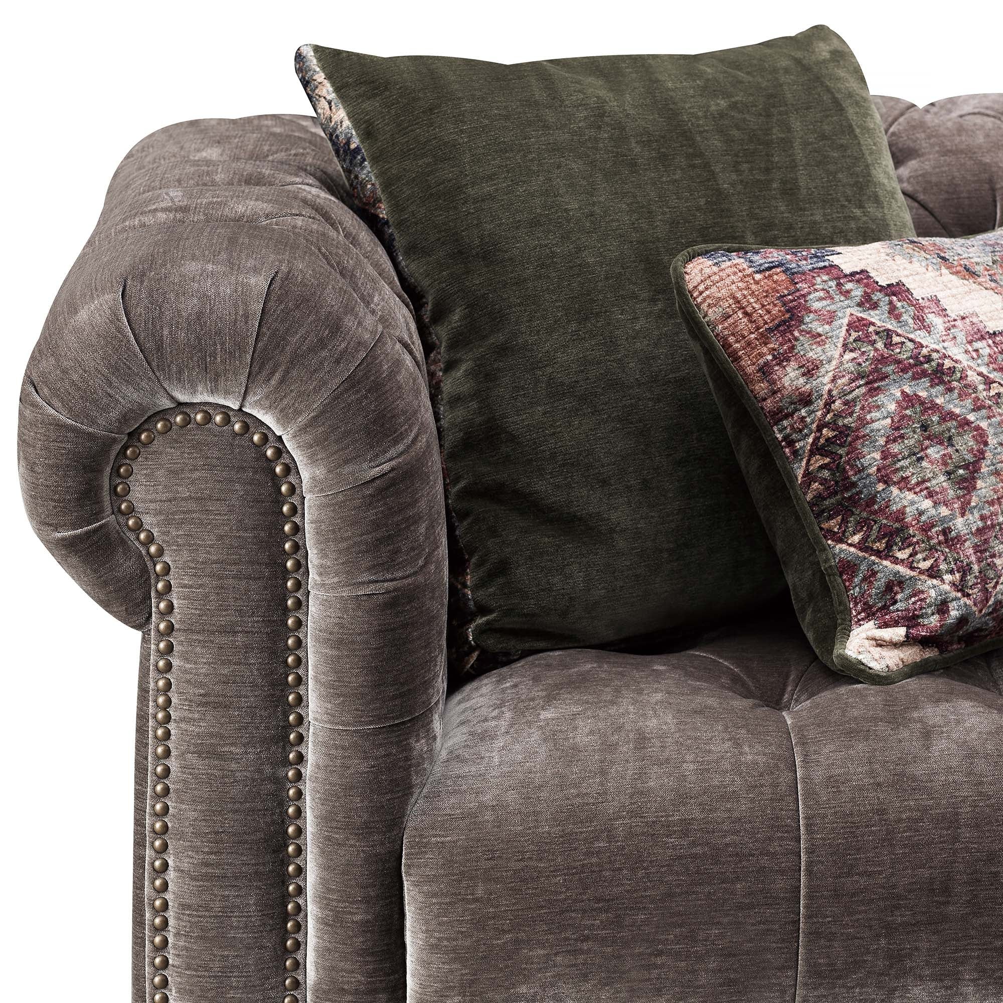 Delphine 4 Seater Sofa - 4 Seater Sofa Voyager Leather - Image 4