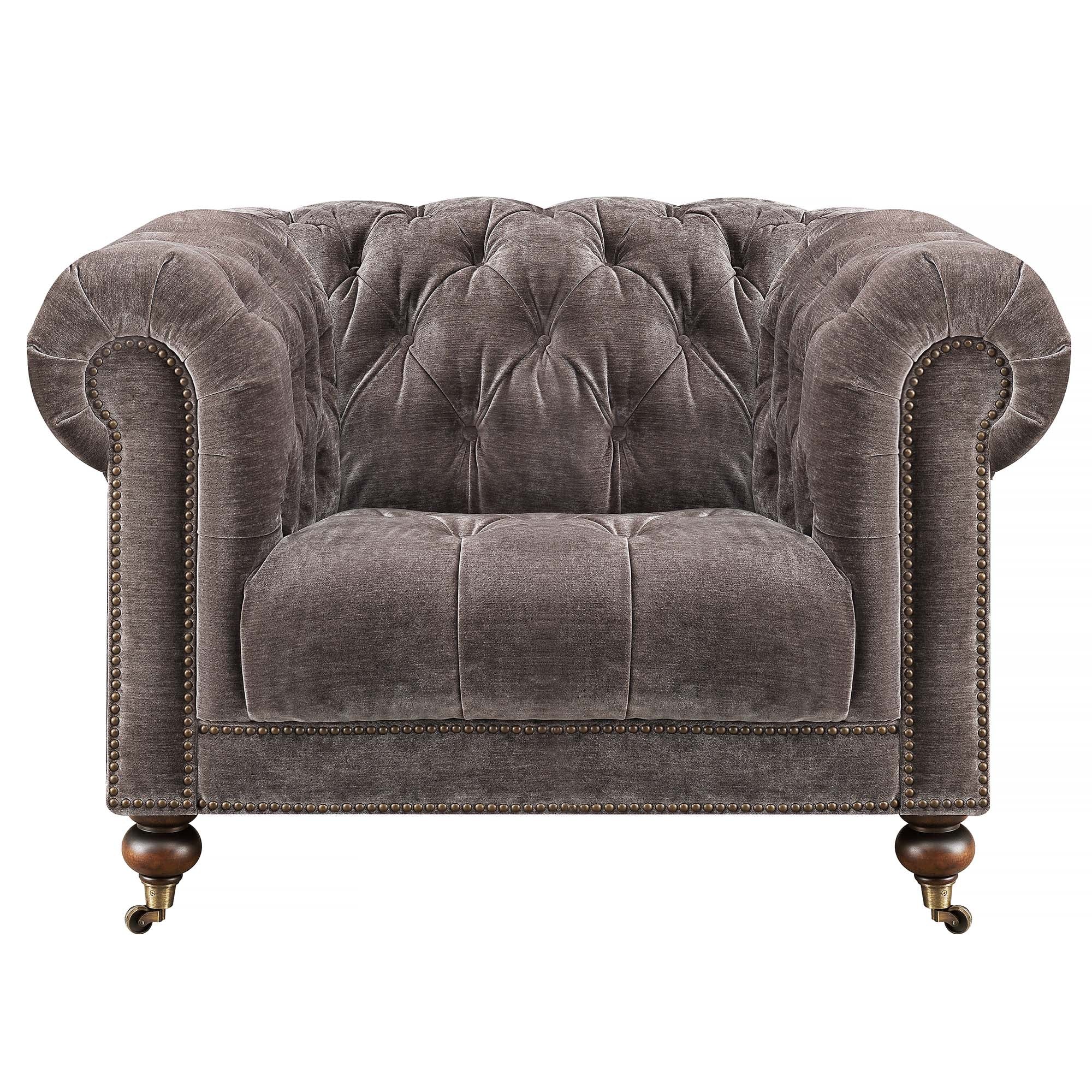 Delphine Armchair - Armchair Vintage Leather