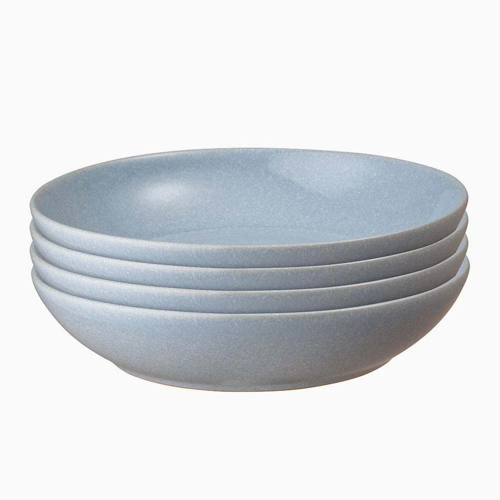 Denby Blue Set of 4 Pasta Bowls - Sky Blue Set Of 4 Pasta Bowls - Image 2