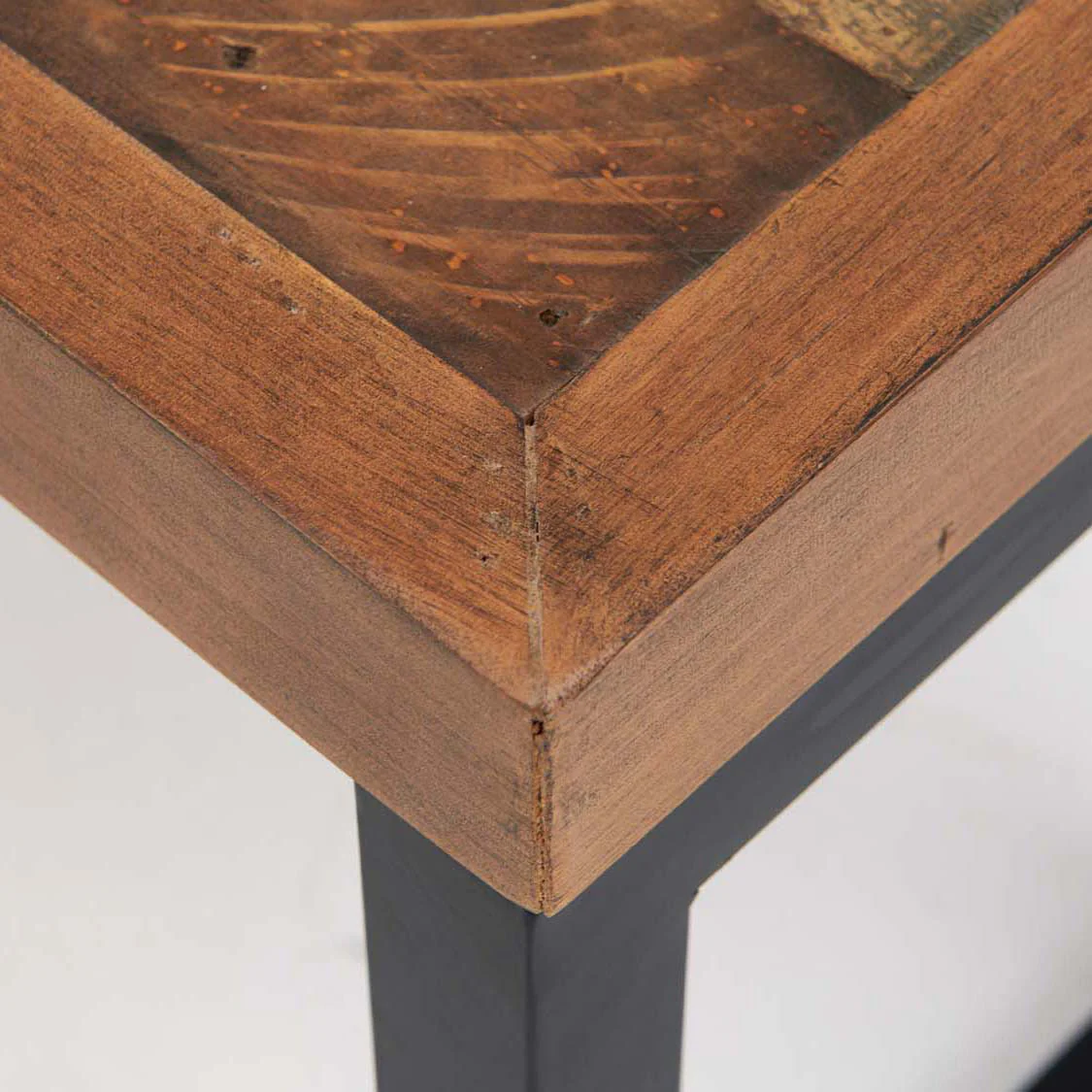 Detroit Bench - 155cm Bench Oaklands & Rustic Natural Finish - Image 3