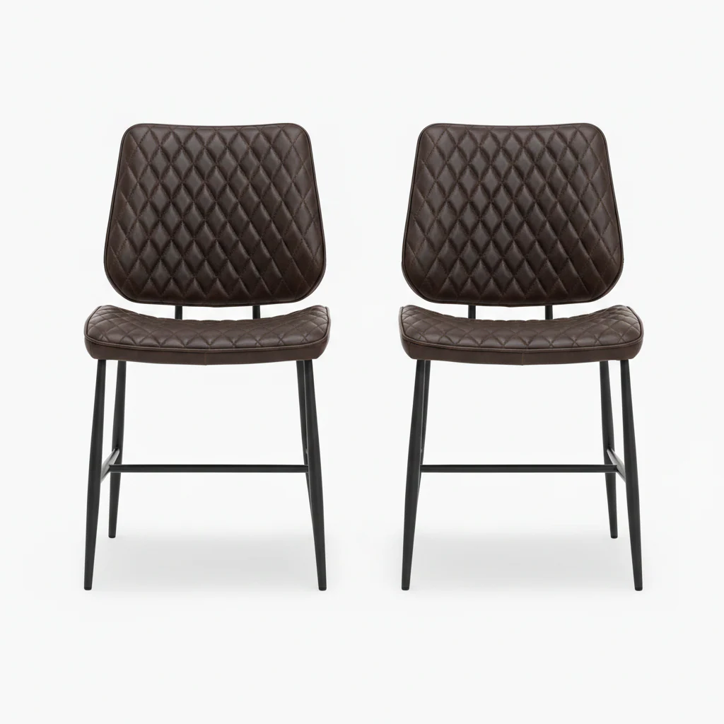 Detroit Extending Dining Table & 4 Starley Dining Chairs Set - Image 8
