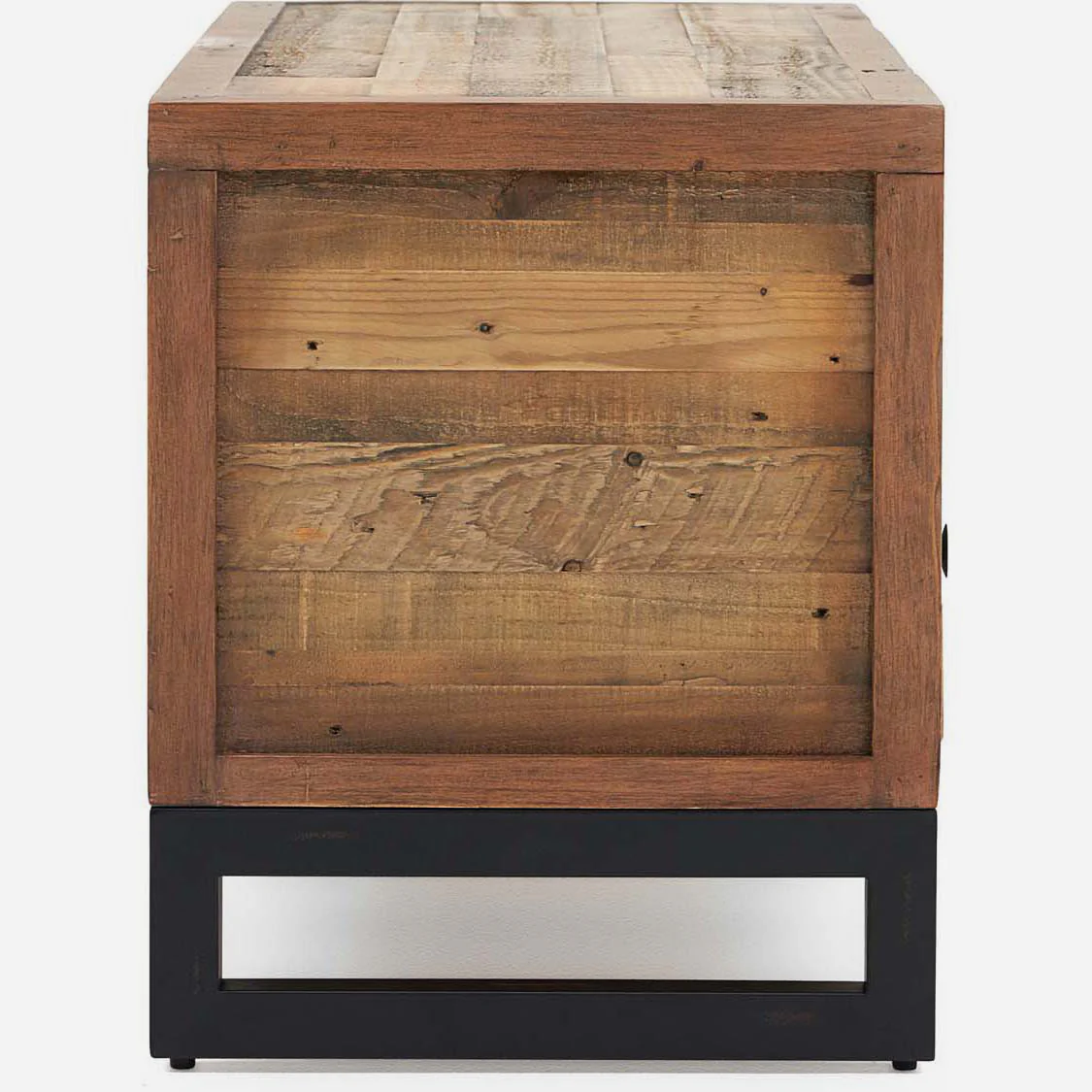 Detroit TV Unit - Small TV Unit Oaklands & Rustic Natural Finish - Image 5