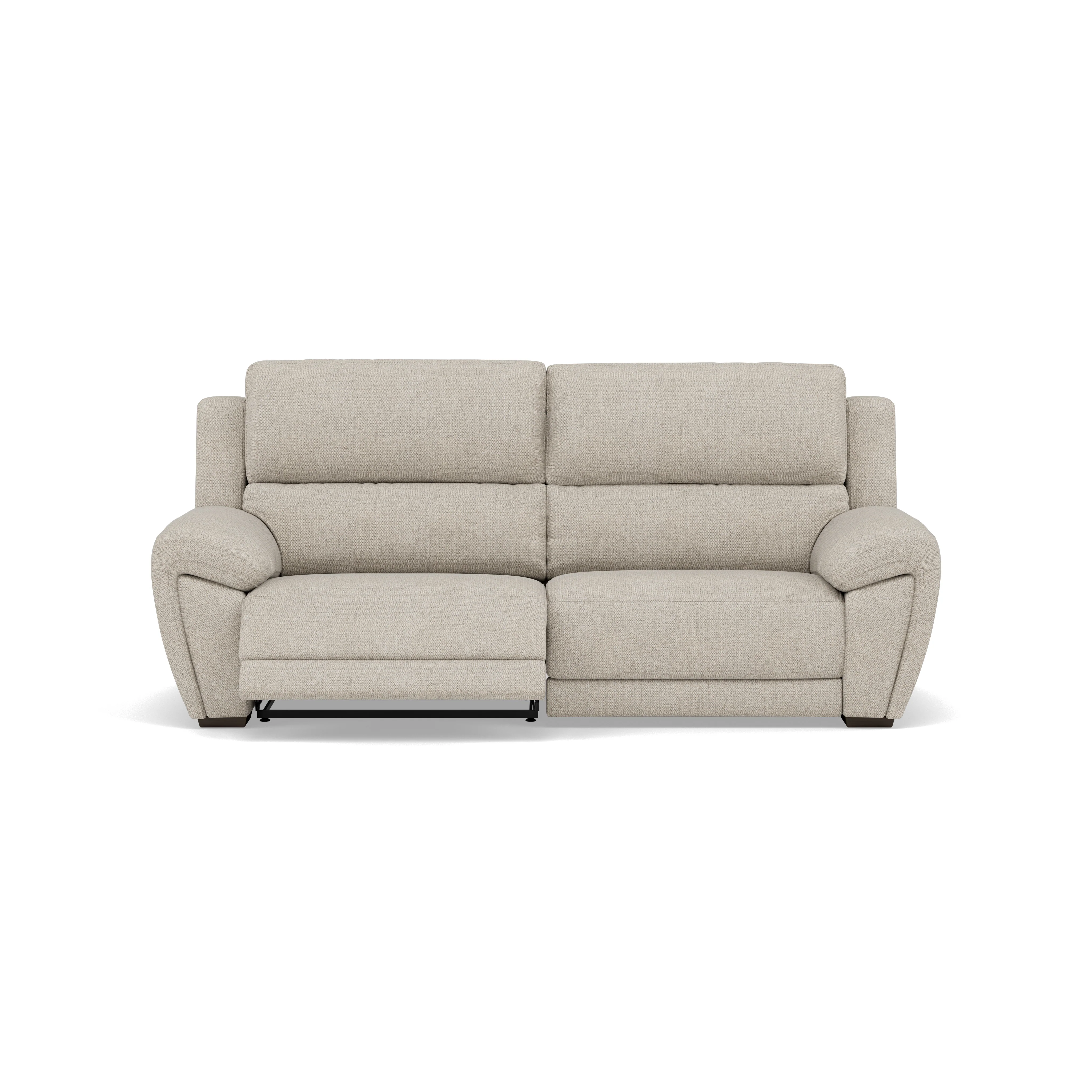 Echo 3 Seater Recliner Sofa - 2.5 Seater Sofa 2 Power Recliners Lumber Support Fabric - Power With Power Headrest Footrest Lumbar & USB - Image 4
