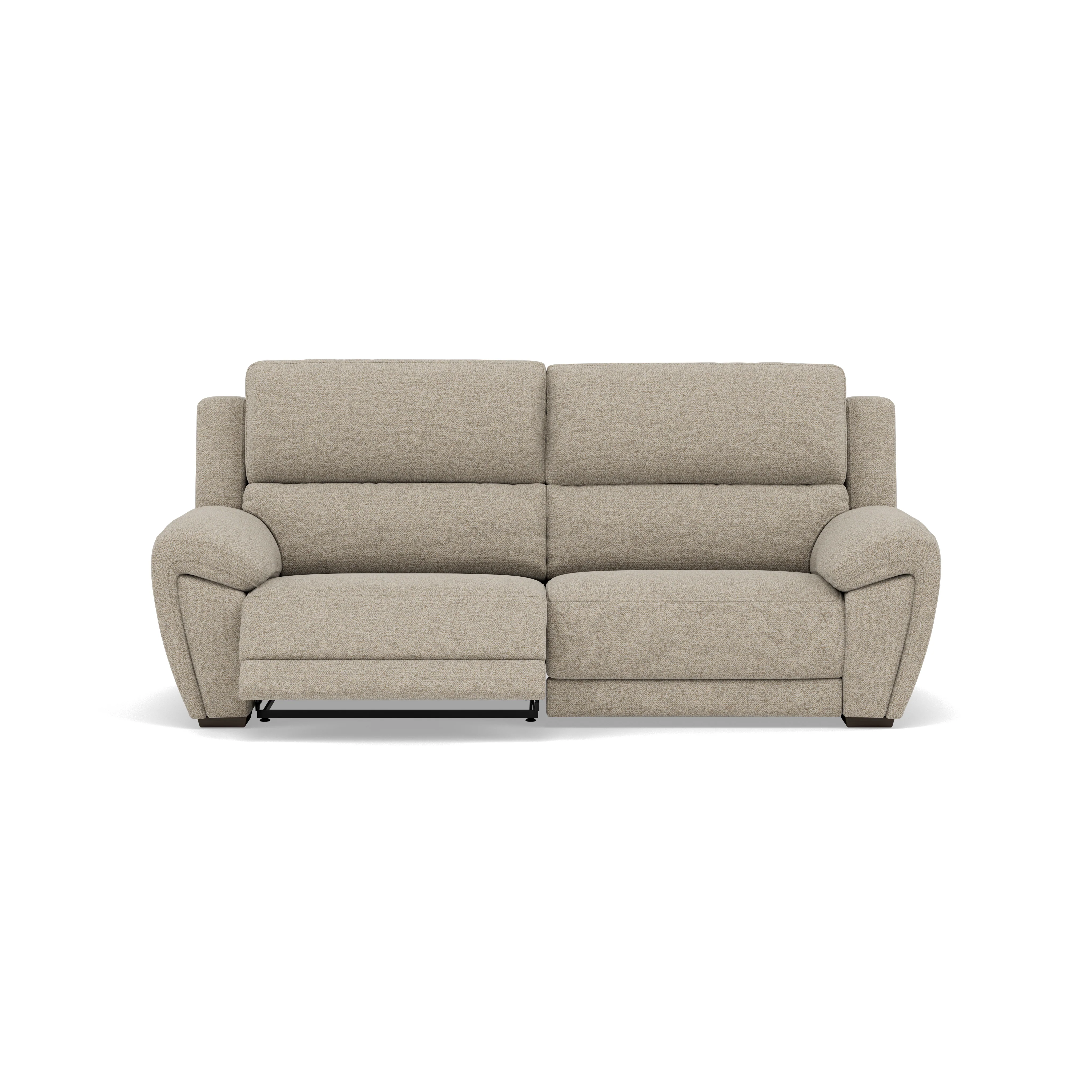Echo 3 Seater Recliner Sofa - 2.5 Seater Sofa 2 Power Recliners Lumber Support Fabric - Power With Power Headrest Footrest Lumbar & USB - Image 6