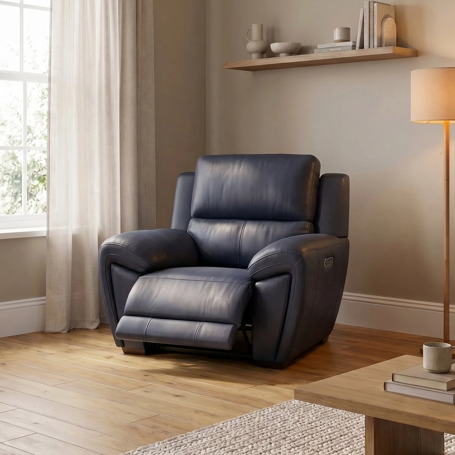 Echo Recliner Armchair - Power Recliner Chair Cat 25S - Power Recliner with USB - Image 2