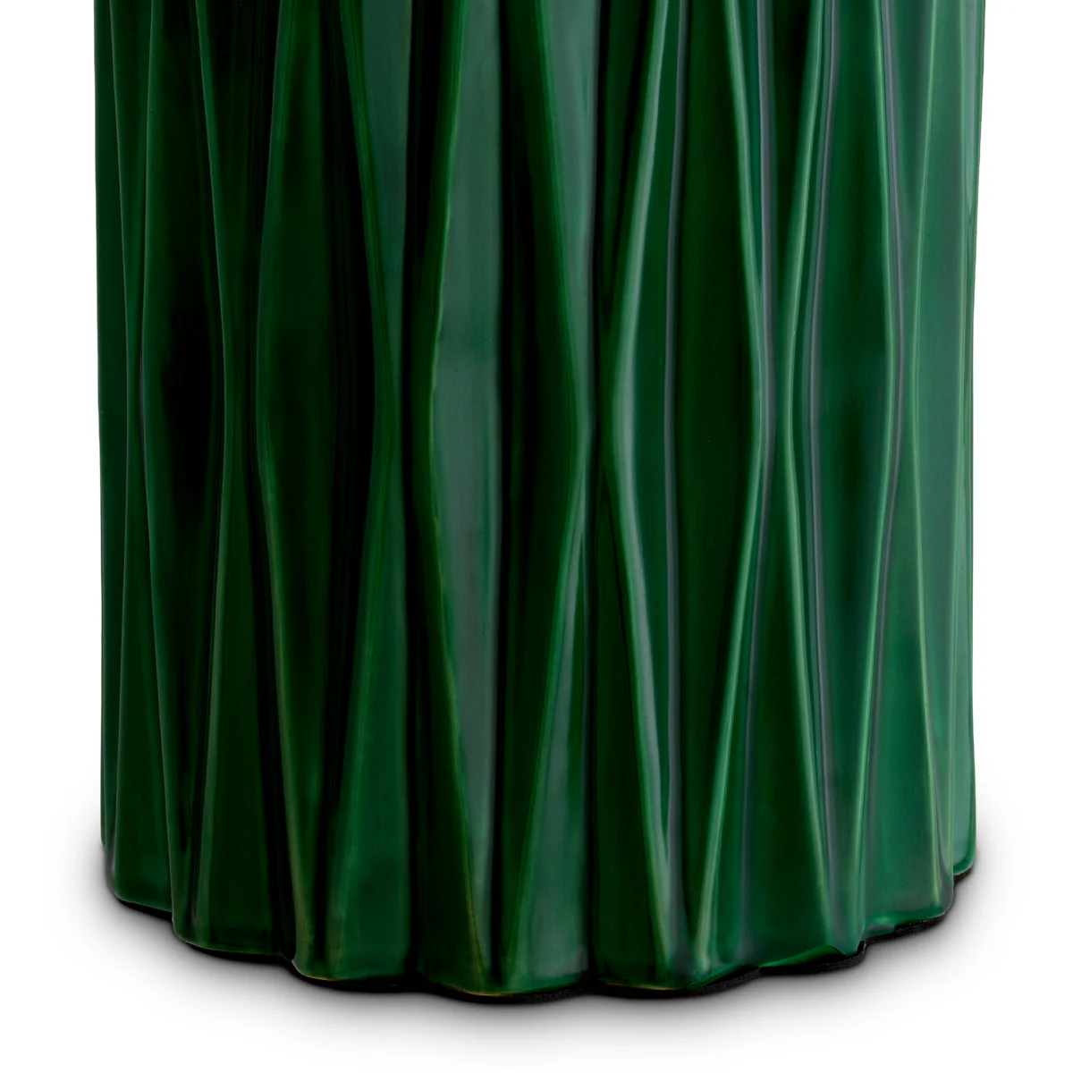 Eichholtz Amarello Table Lamp Crackled Green Ceramic Antique Brass Finish - Table Lamp Amarello - Image 6