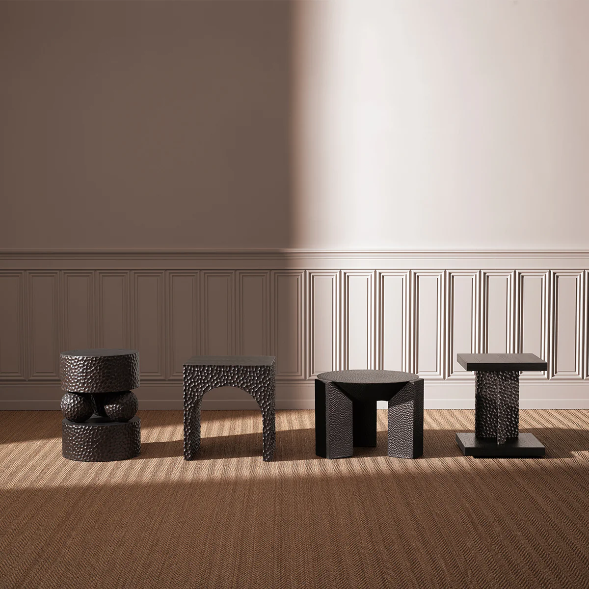 Eichholtz Bravon Side Table Ebony Oak Veneer - Side Table Ebony Oak Veneer - Image 2