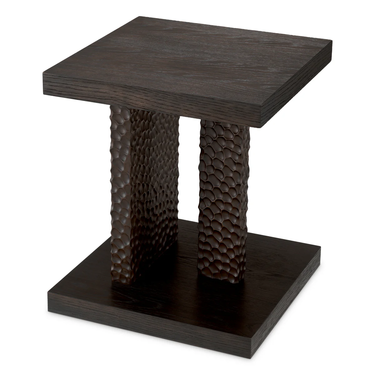 Eichholtz Bravon Side Table Ebony Oak Veneer - Side Table Ebony Oak Veneer - Image 4