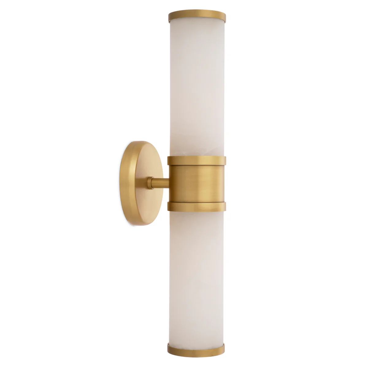 Eichholtz Claridges Double Wall Lamp Antique Brass And Alabaster - Wall Lamp Claridges Double - Image 4