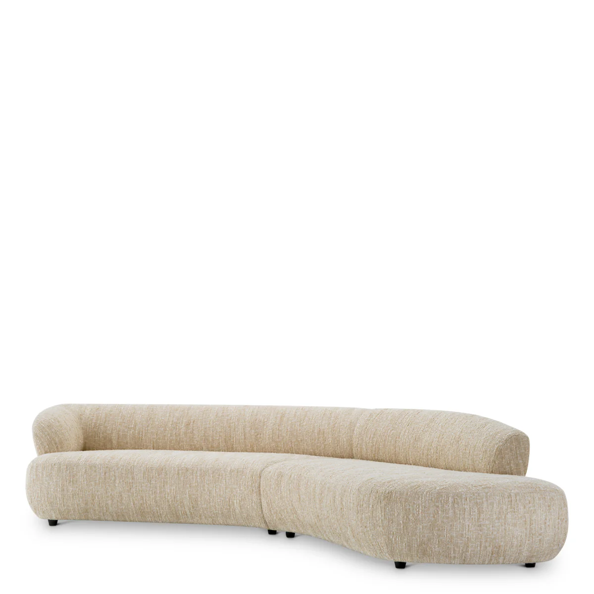 Eichholtz Cordova Curved Sofa Boucle Sonata Cream - Curved Sofa Boucle Sonata Cream