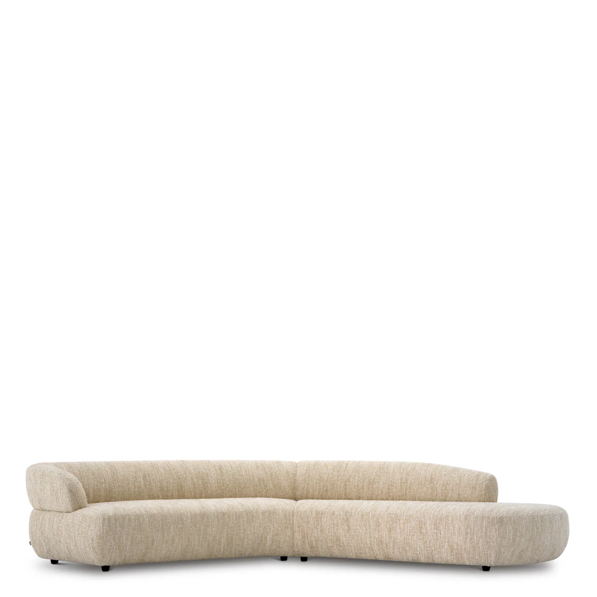 Eichholtz Cordova Curved Sofa Boucle Sonata Cream - Curved Sofa Boucle Sonata Cream - Image 3