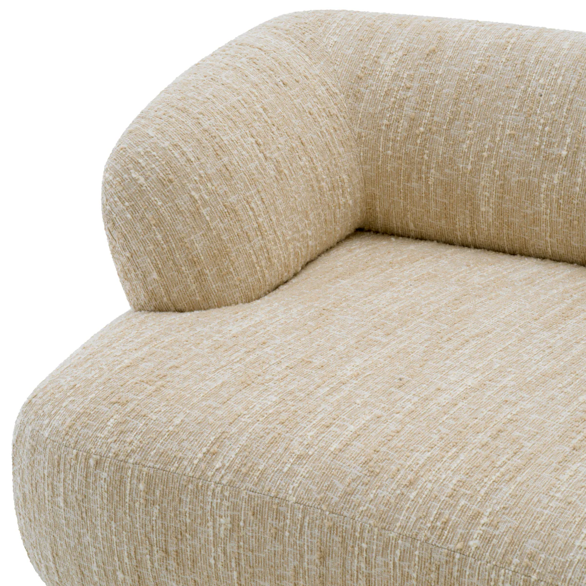 Eichholtz Cordova Curved Sofa Boucle Sonata Cream - Curved Sofa Boucle Sonata Cream - Image 6