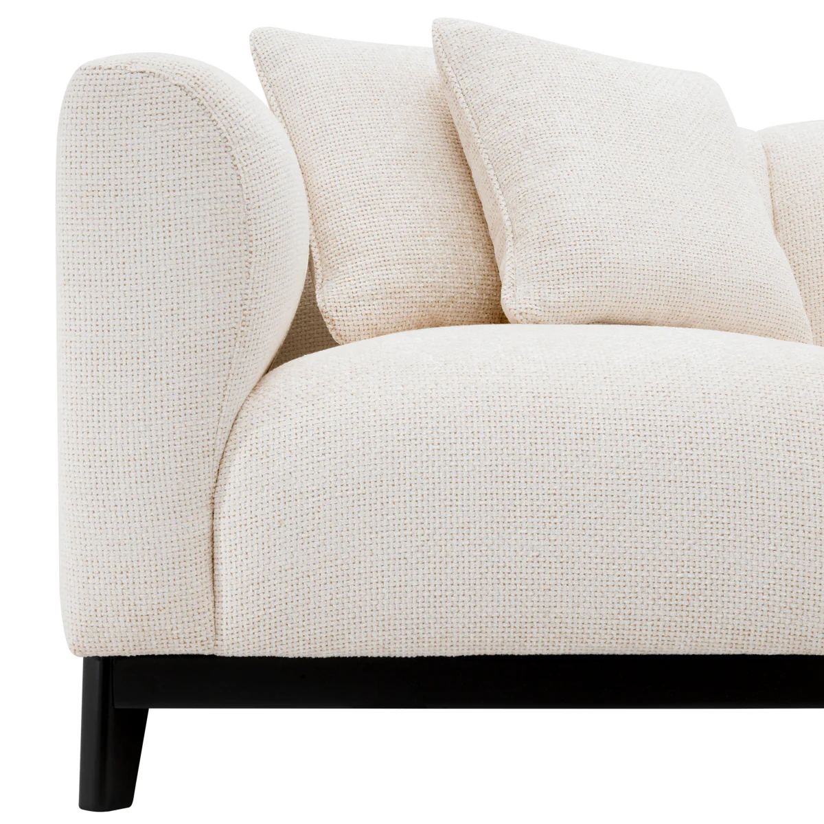 Eichholtz Corso 2 Seater Sofa Chaise Right Lyssa Off-White - 2 Seater Chaise Right Lyssa Off-White - Image 5
