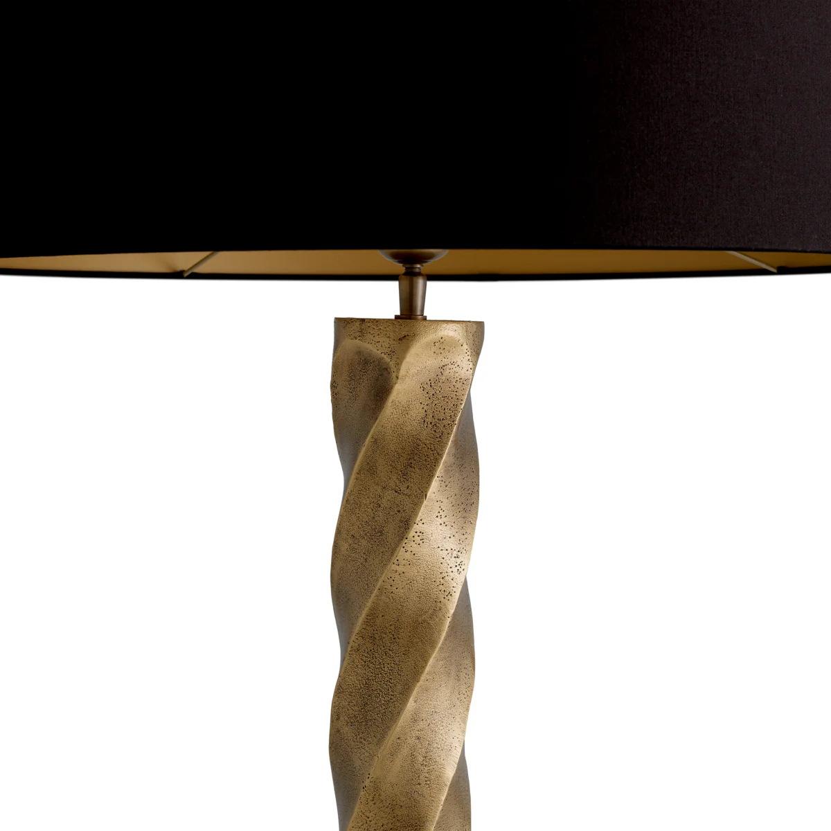 Eichholtz Costanza Table Lamp Vintgae Brass Finish Black Granite Base - Table Lamp Costanza - Image 5