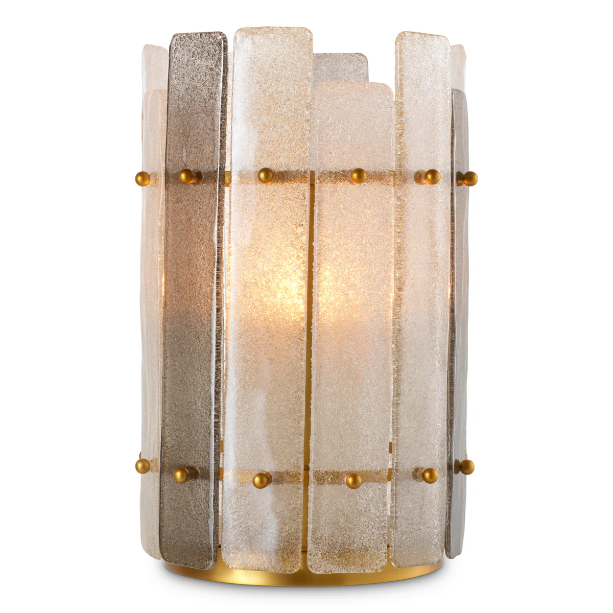 Eichholtz Greyson Hurricane Antique Brass Finish Hand Blown Glass - Greyson Hurricane Antique Brass Finish Hand Blown Glass - Image 3