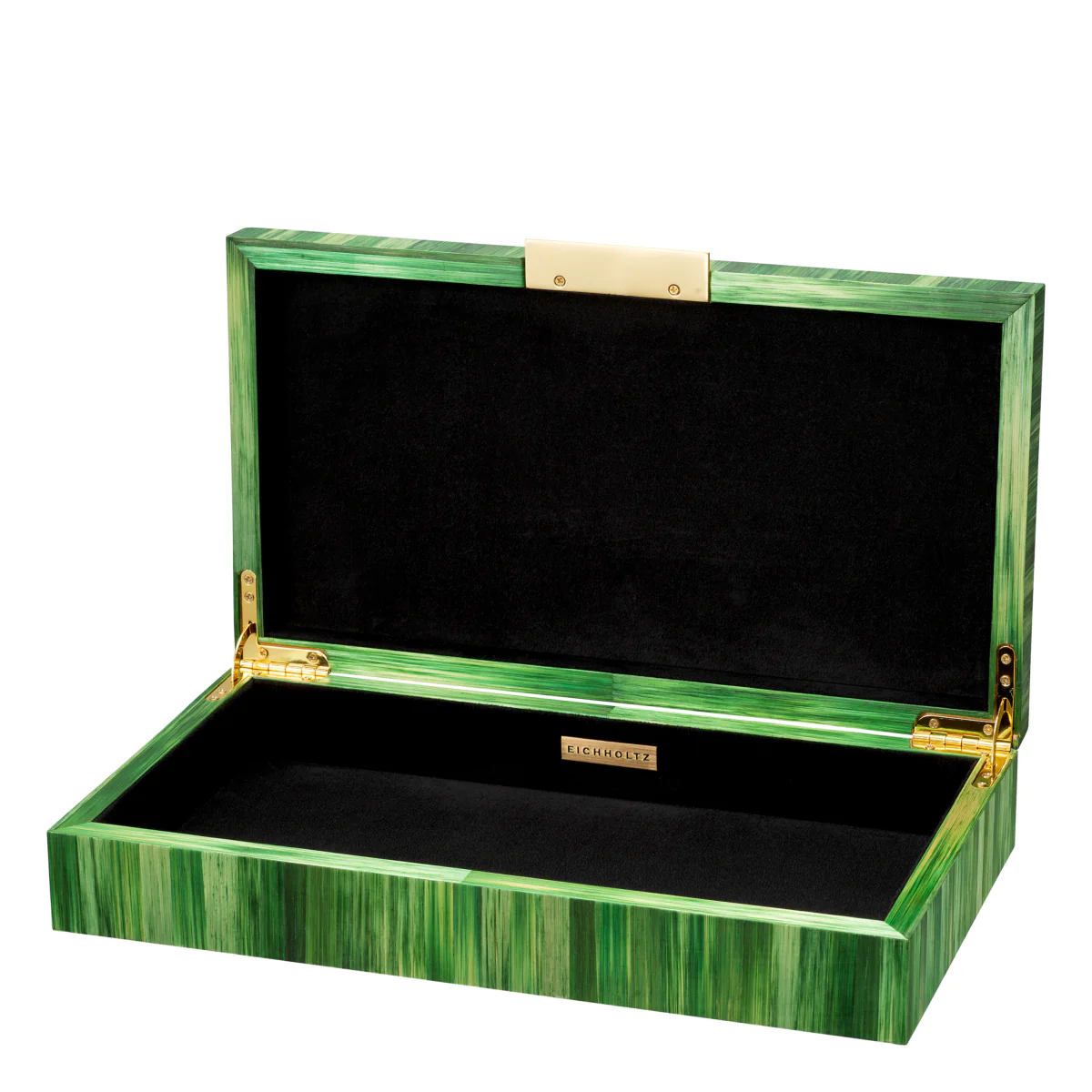 Eichholtz Harvard Box Straw Marquetry Green - Harvard Box Straw Marquetry Green - Image 3