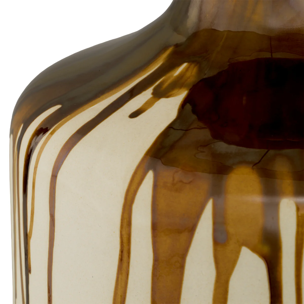 Eichholtz Lorena Table Lamp Brown Drip Effect Vintage Brass Finish - Table Lamp Lorena - Image 5