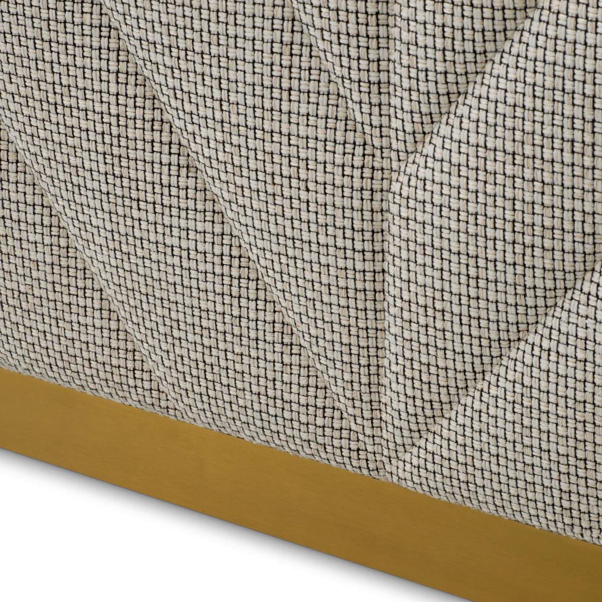 Eichholtz Matthew Bar Forrester Off-White Black Beveled Glass Brushed Brass Finish - Bar Forrester Off-White Black Beveled Glass Brushed Brass Finish - Image 7