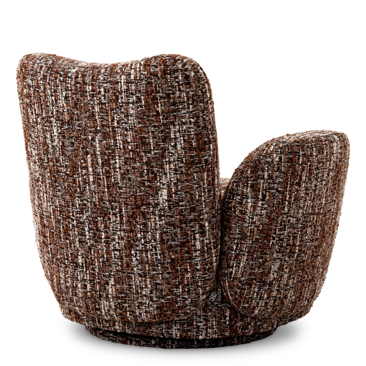 Eichholtz Merida Swivel Chair Boucle Sonata Red - Swivel Chair Boucle Sonata Red - Image 5