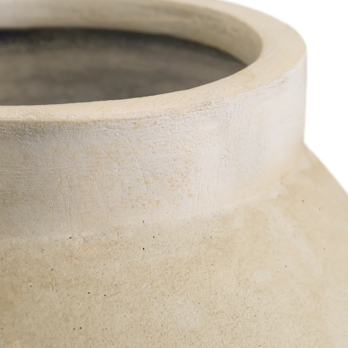 Eichholtz Moon Jar Vase Short Neck Sand Finish - Moon Jar Vase L Sand Finish - Image 4