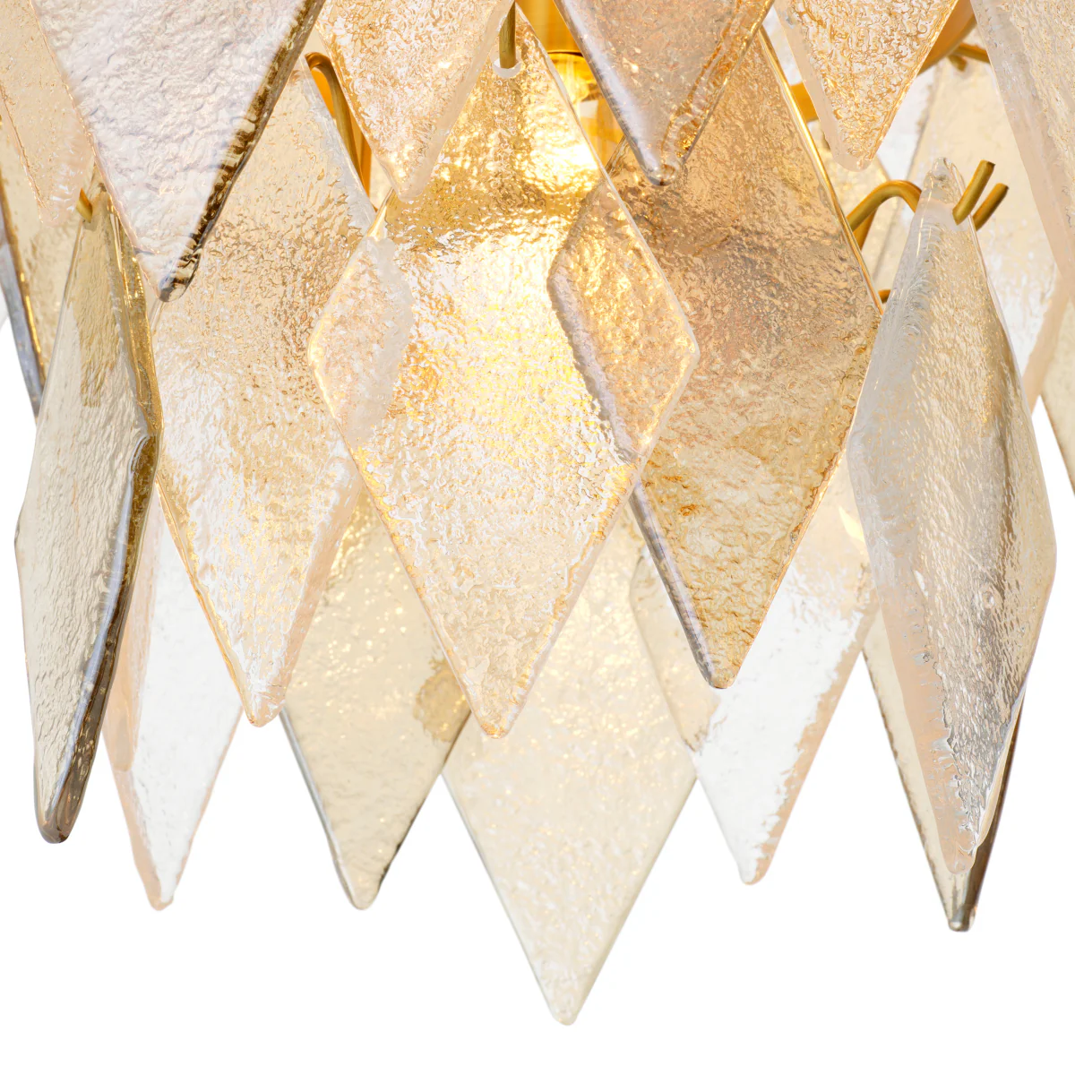 Eichholtz Rhombus S Chandelier Antique Brass Finish - Chandelier Rhombus S - Image 6