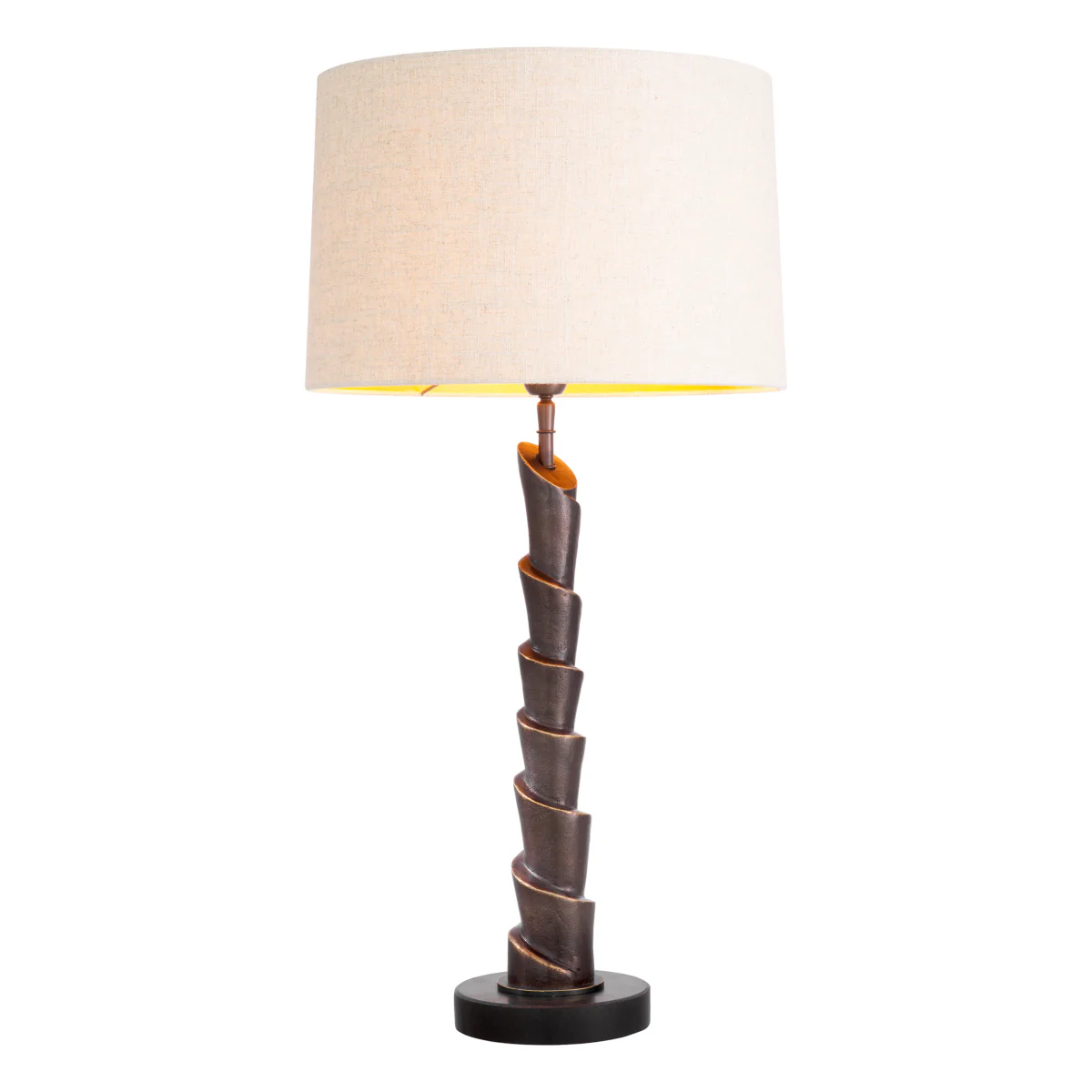 Eichholtz Riverbank Table Lamp Bronze Highlight Finish - Table Lamp Riverbank