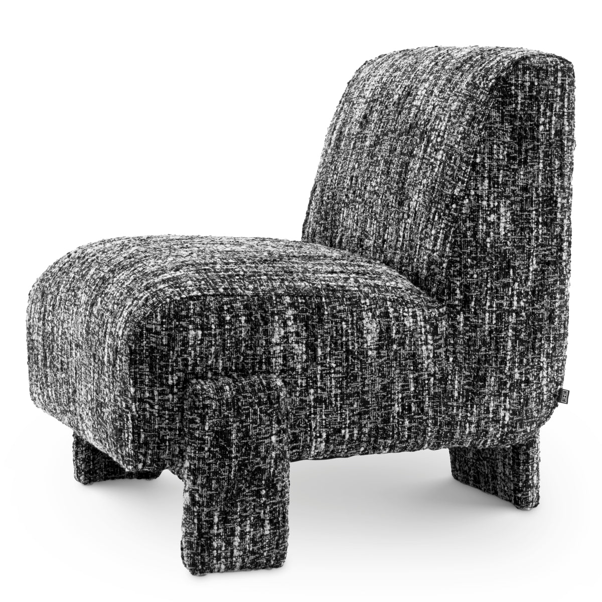 Eichholtz Rockdale Accent Chair Boucle Sonata Black - Accent Chair Boucle Sonata Black - Image 4