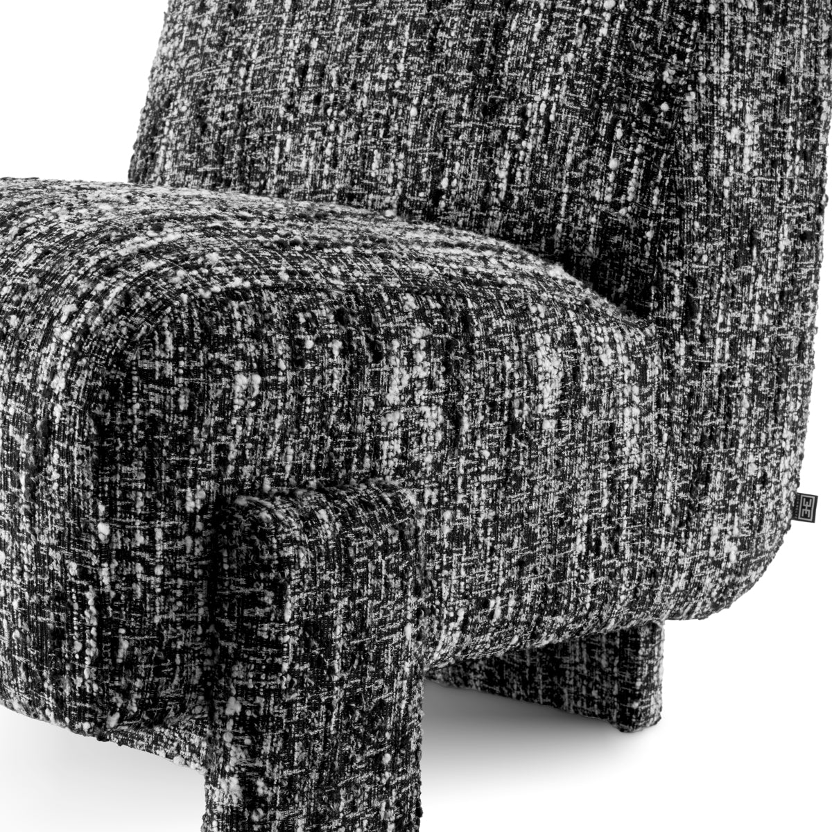 Eichholtz Rockdale Accent Chair Boucle Sonata Black - Accent Chair Boucle Sonata Black - Image 5