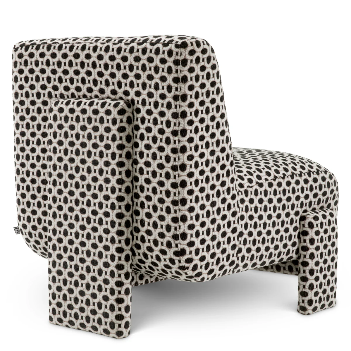 Eichholtz Rockdale Accent Chair Sunbeam Black - Accent Chair Sunbeam Black - Image 4