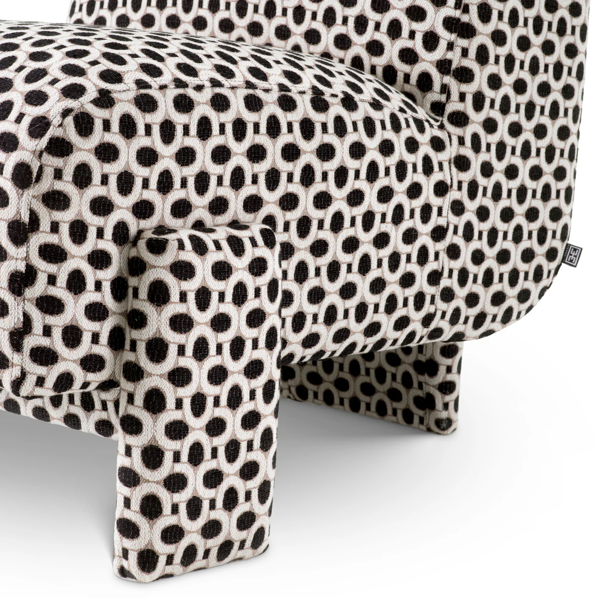 Eichholtz Rockdale Accent Chair Sunbeam Black - Accent Chair Sunbeam Black - Image 6
