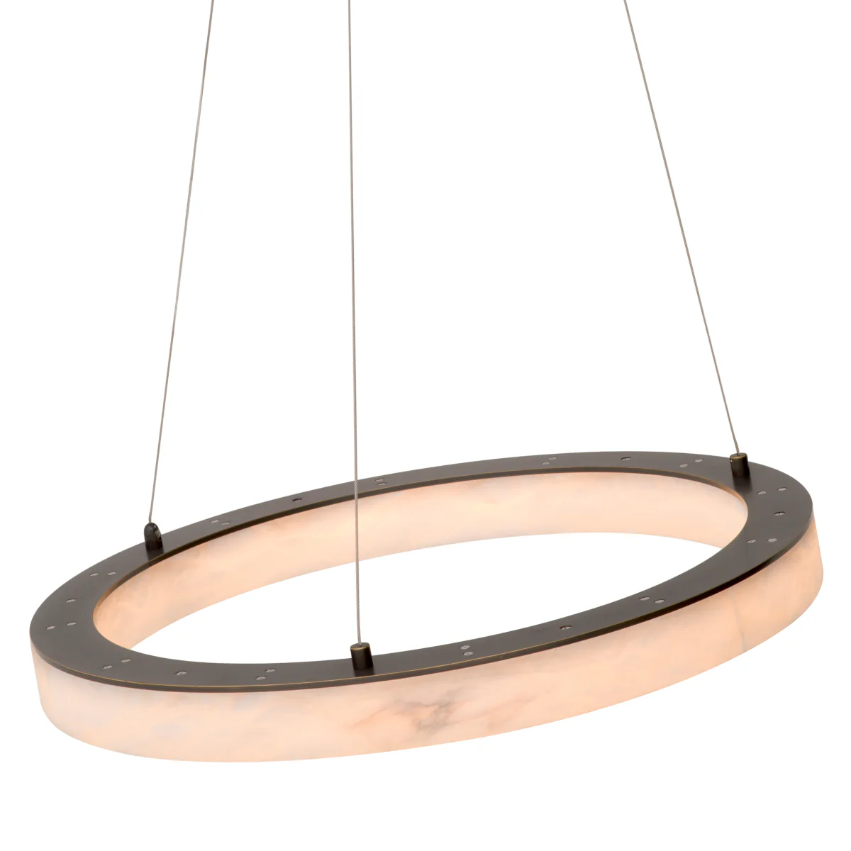 Eichholtz Sankt Gallen S Chandelier Alabaster Bronze Highlight Finish - Chandelier Sankt Gallen S - Image 2