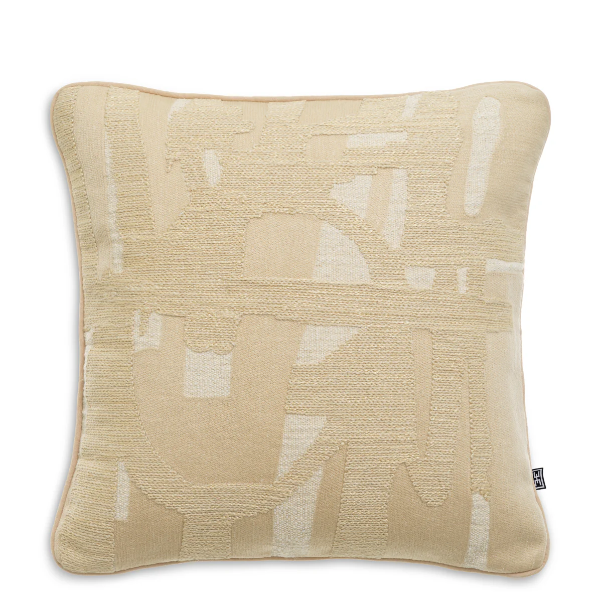 Eichholtz Saphirra Square Scatter Cushion Natural - Saphirra Square II Scatter Cushion Natural