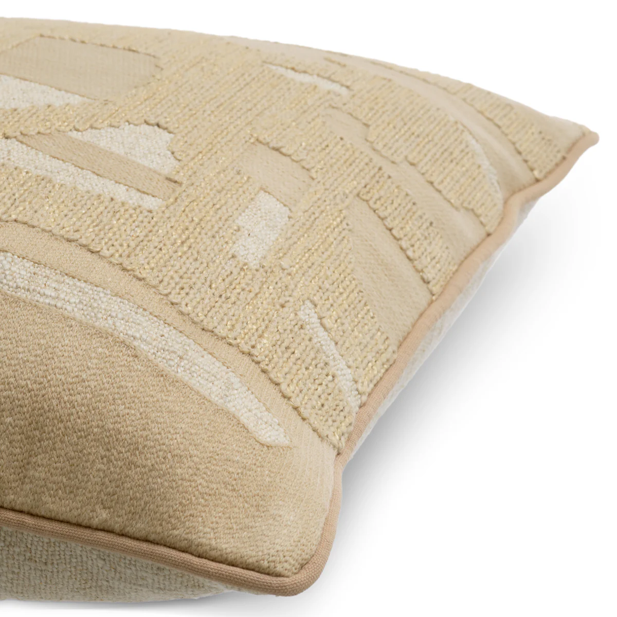 Eichholtz Saphirra Square Scatter Cushion Natural - Saphirra Square II Scatter Cushion Natural - Image 3