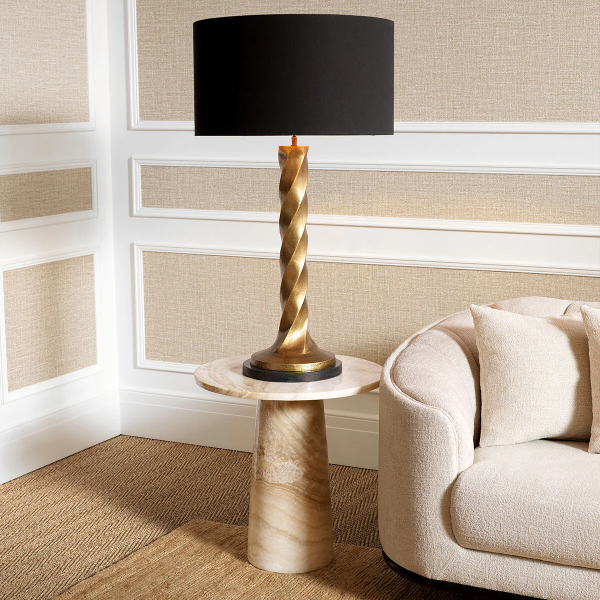 Eichholtz Terry Side Table Onyx - Side Table Onyx - Image 2