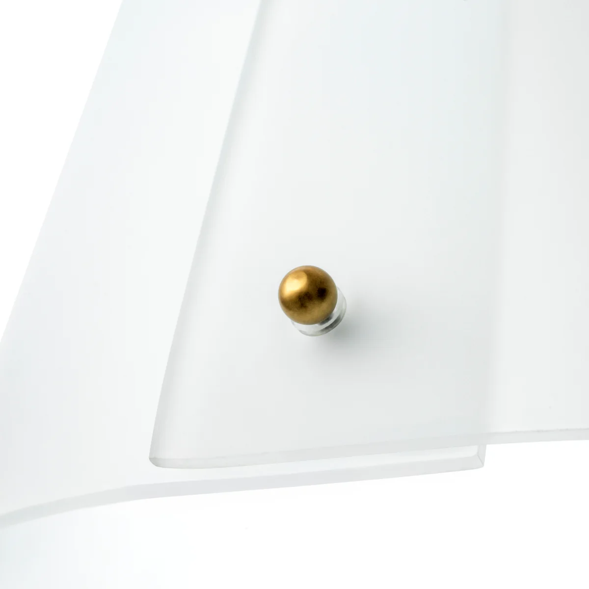 Eichholtz Trianon Pendant Antique Brass Finish White Glass - Pendant Trianon - Image 6