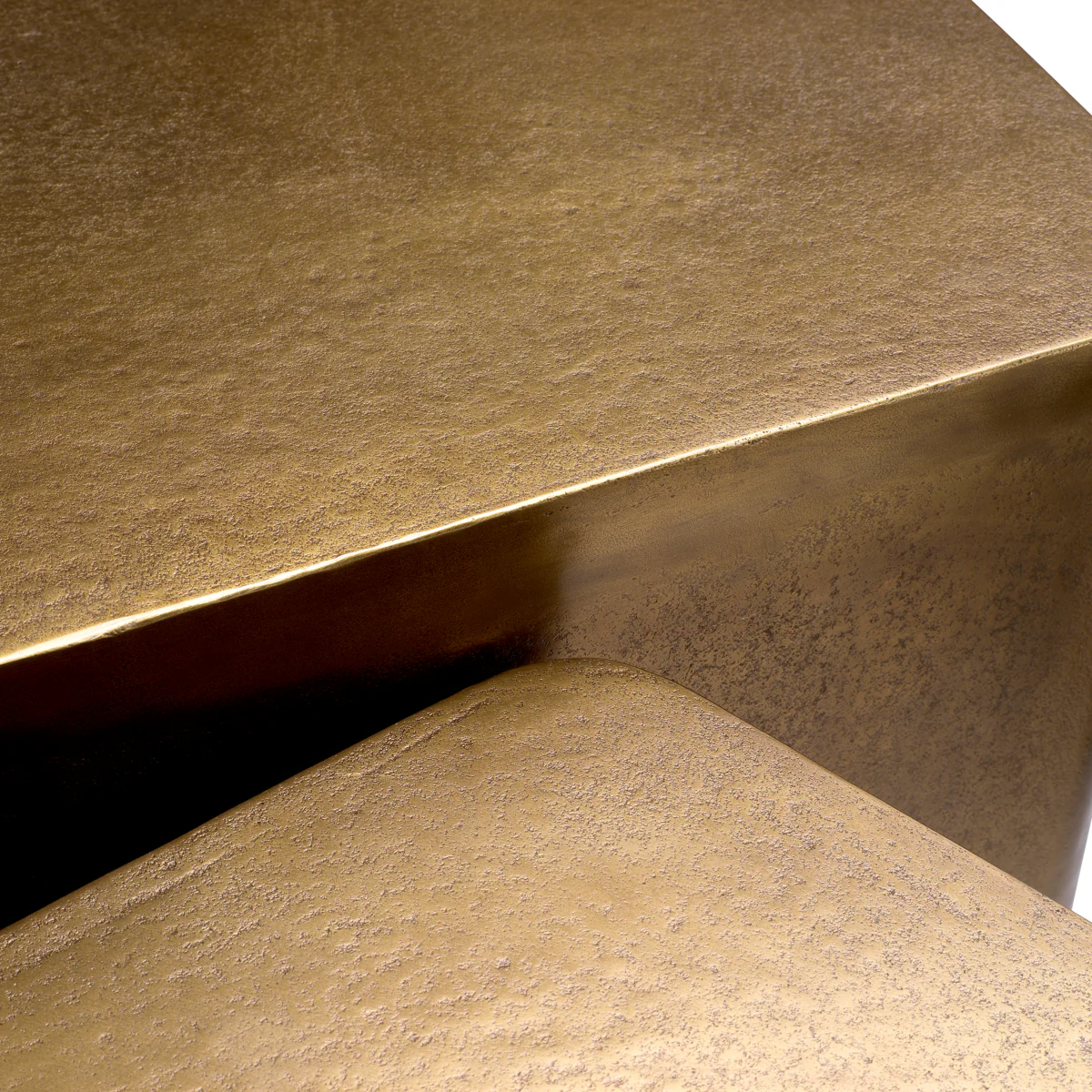 Eichholtz Veenazza Coffee Table Set Of 3 Vintage Brass Finish - Coffee Table Set of 3 Vintage Brass Finish - Image 7