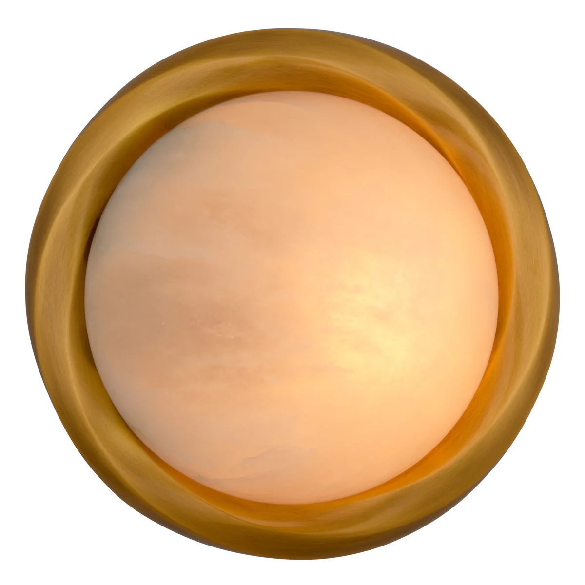Eichholtz Vigo Wall Lamp Antique Brass And Alabaster - Wall Lamp Vigo - Image 3