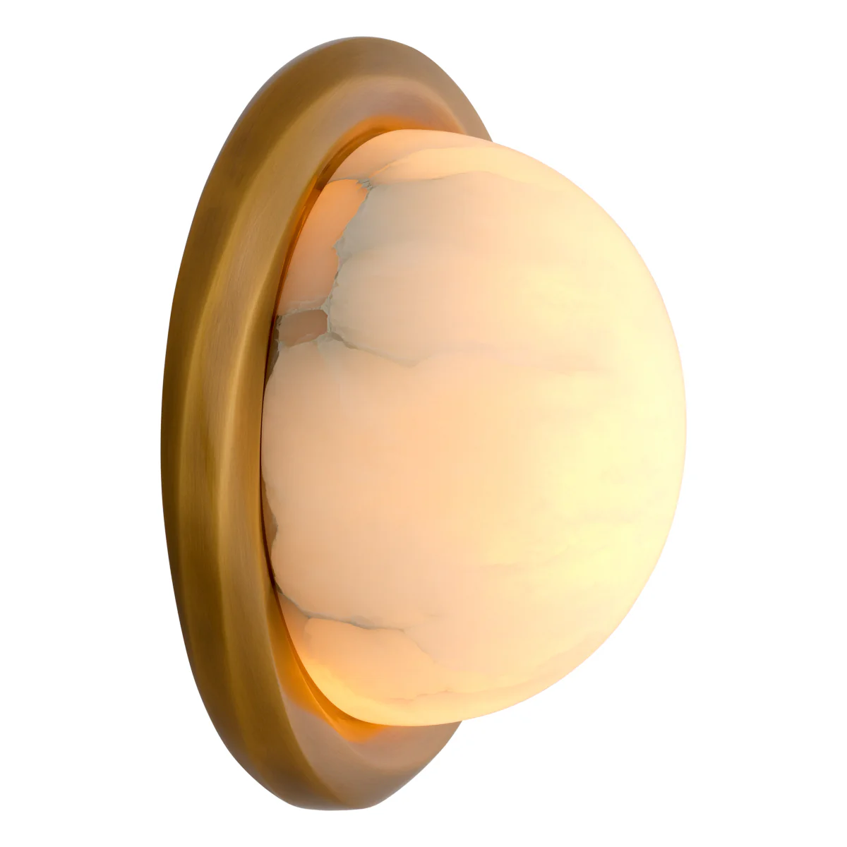 Eichholtz Vigo Wall Lamp Antique Brass And Alabaster - Wall Lamp Vigo - Image 4