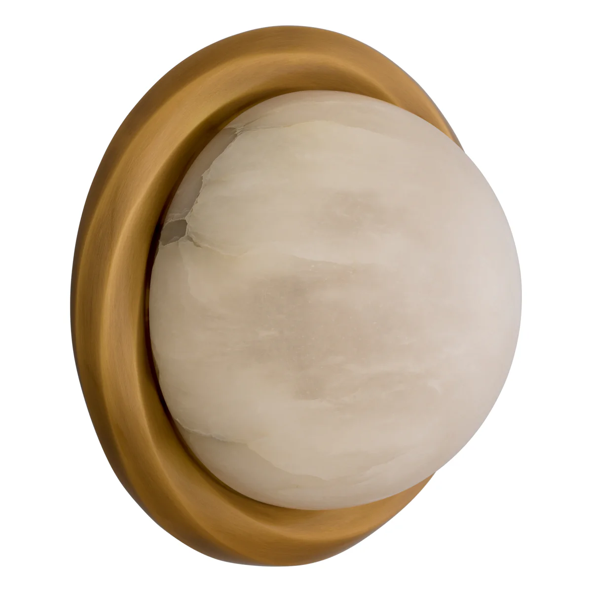 Eichholtz Vigo Wall Lamp Antique Brass And Alabaster - Wall Lamp Vigo - Image 5
