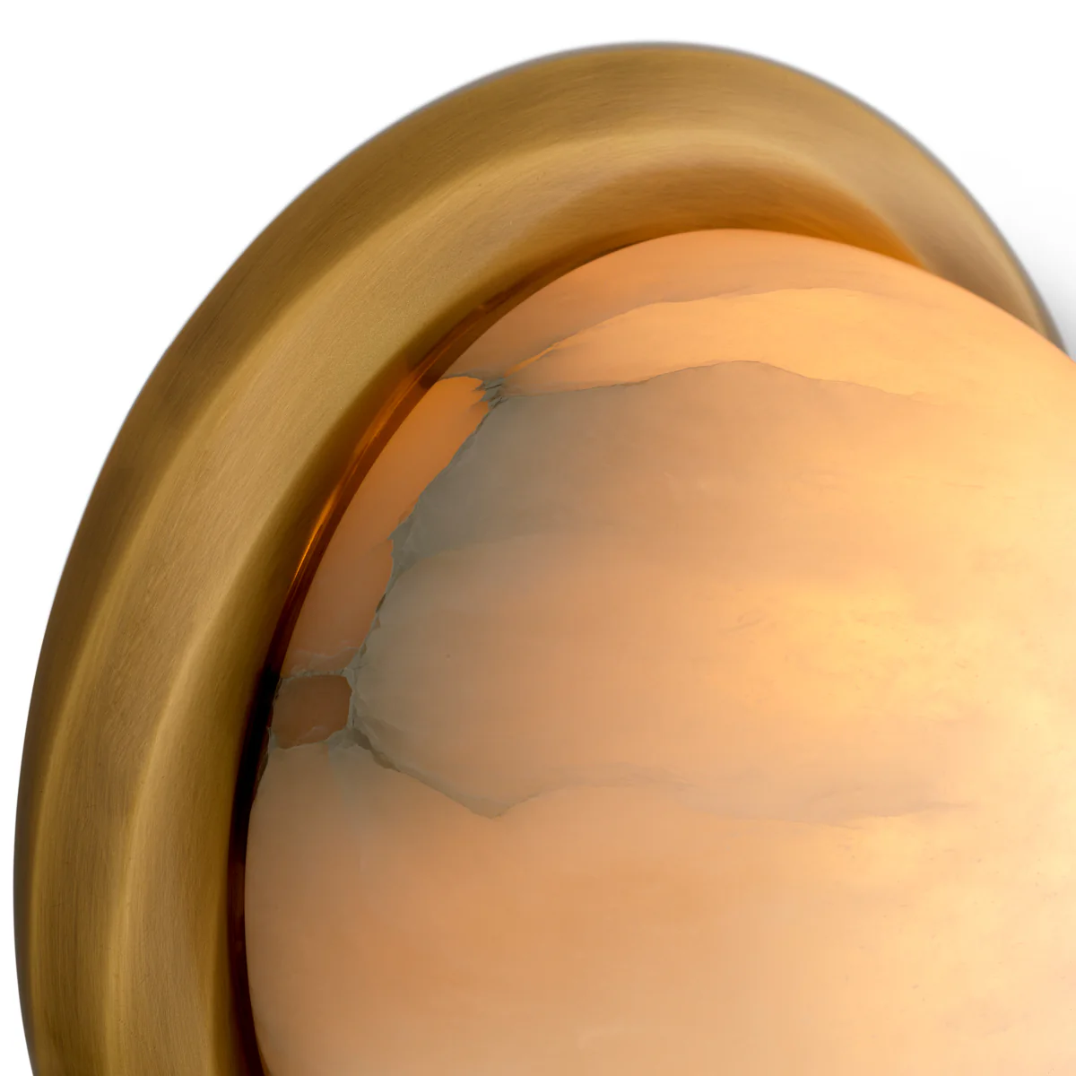 Eichholtz Vigo Wall Lamp Antique Brass And Alabaster - Wall Lamp Vigo - Image 6