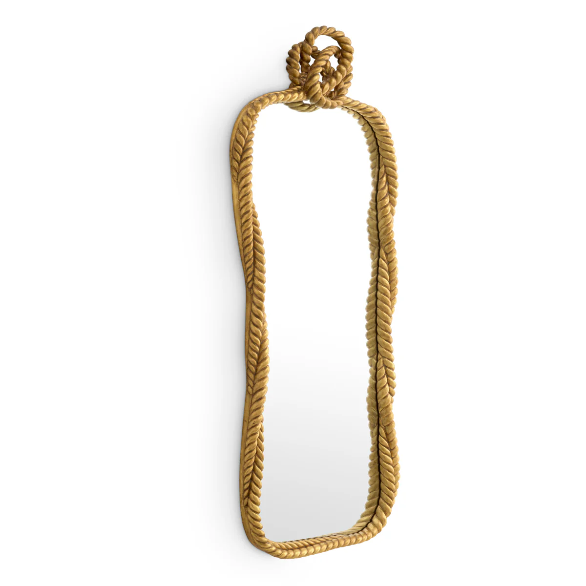 Eichholtz Vincenso  Antique Gold Leaf Mirror - Vincenso L Mirror Antique Gold Leaf