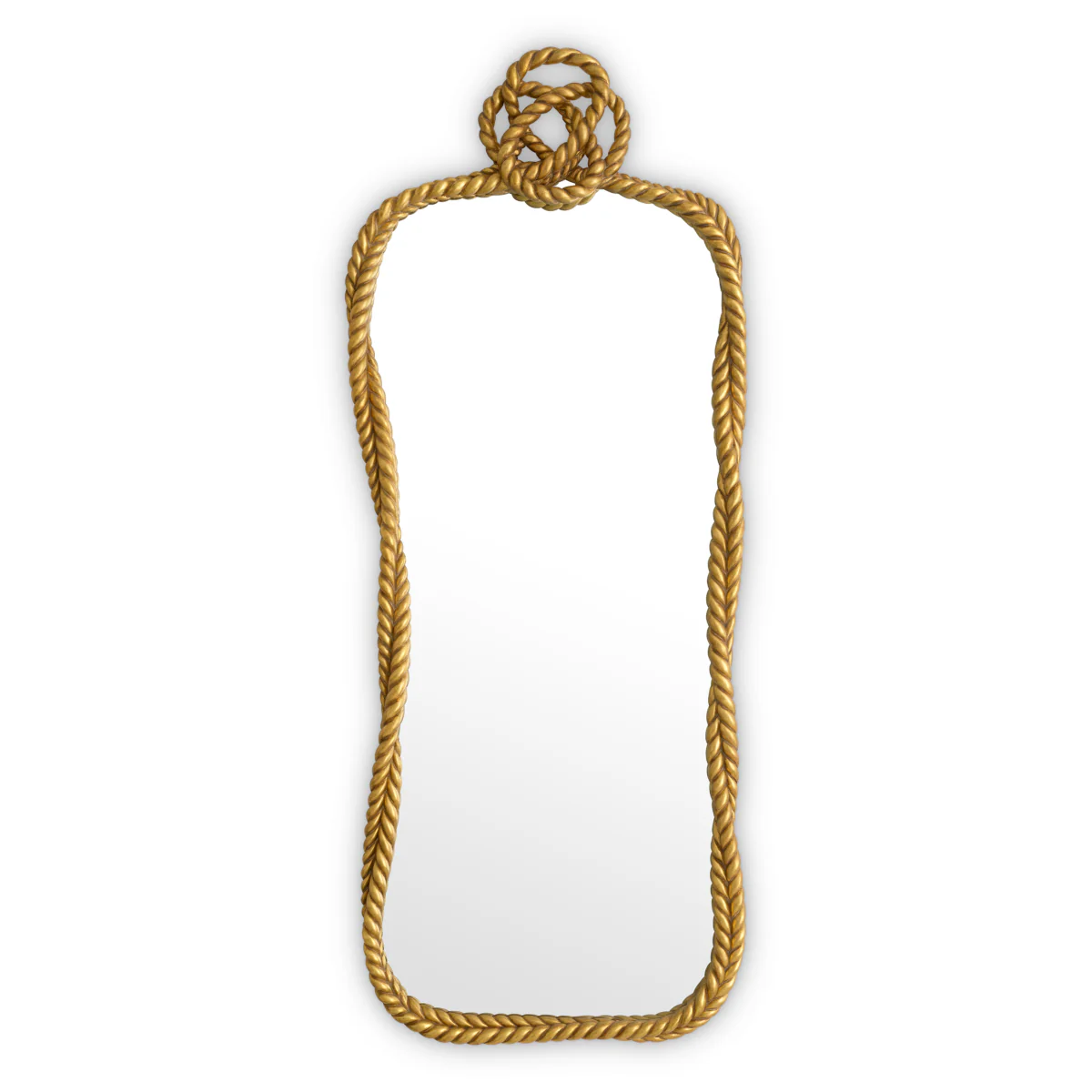 Eichholtz Vincenso  Antique Gold Leaf Mirror - Vincenso L Mirror Antique Gold Leaf - Image 3