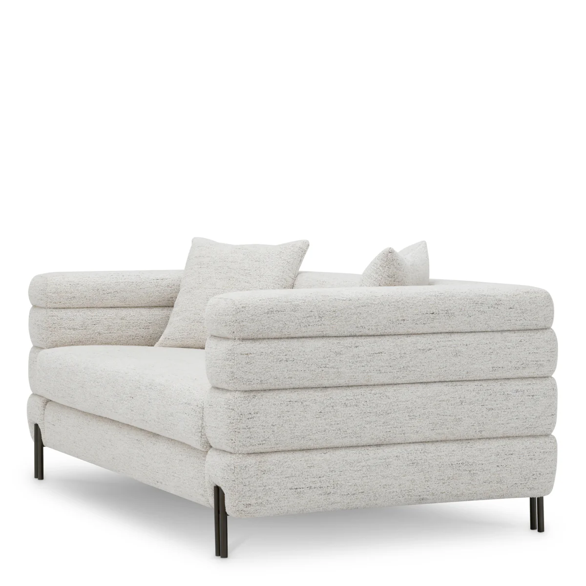 Eichholtz York 2 Seater Sofa Seashell Off-White With Bronze Legs - 2 Seater Sofa Seashell Off-White - Image 5