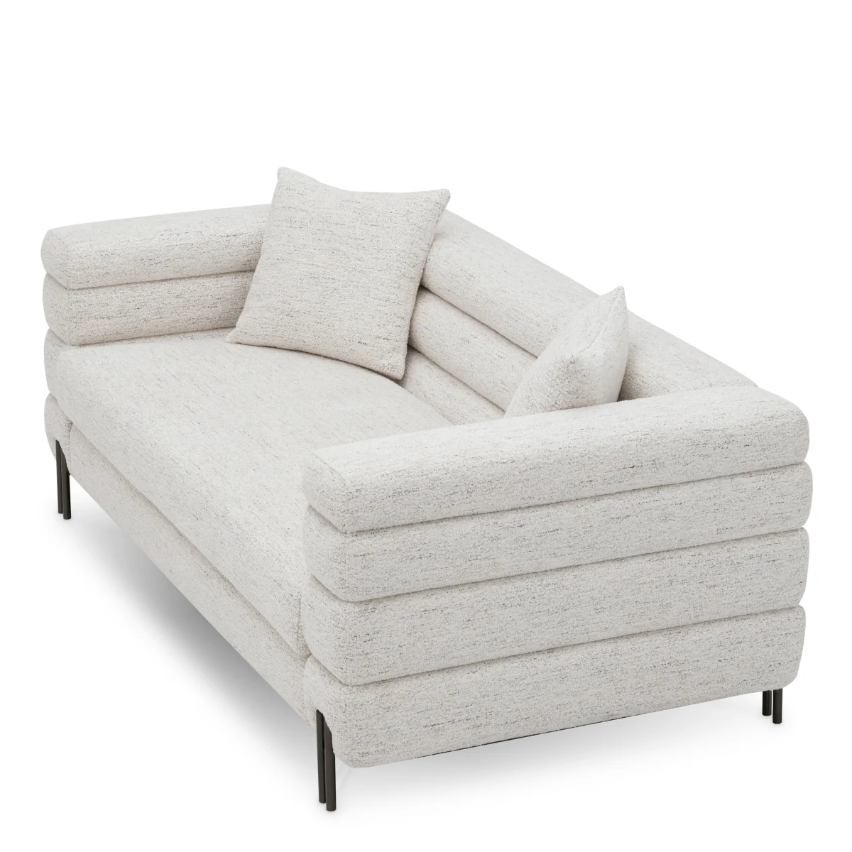 Eichholtz York 2 Seater Sofa Seashell Off-White With Bronze Legs - 2 Seater Sofa Seashell Off-White - Image 6