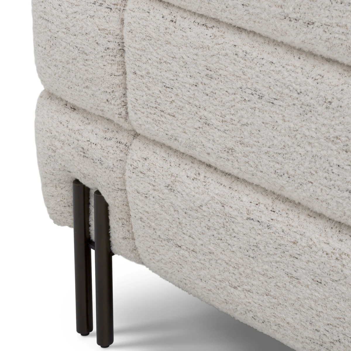 Eichholtz York Armchair Seashell Off-White Bronze Finish - Armchair Seashell Off-White - Image 7