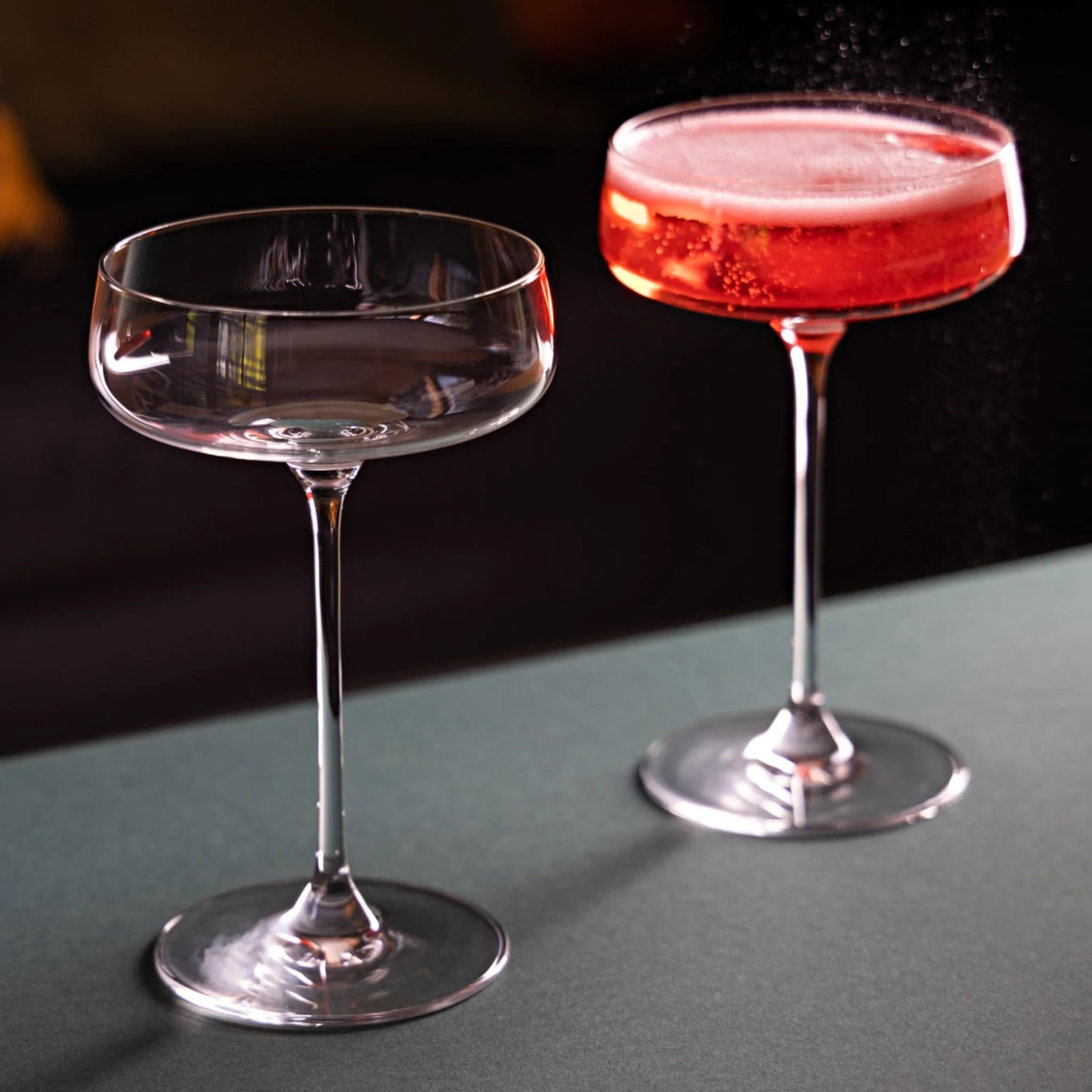 Elevate Champagne Saucer Pair - Elevate Champagne Saucer Pair