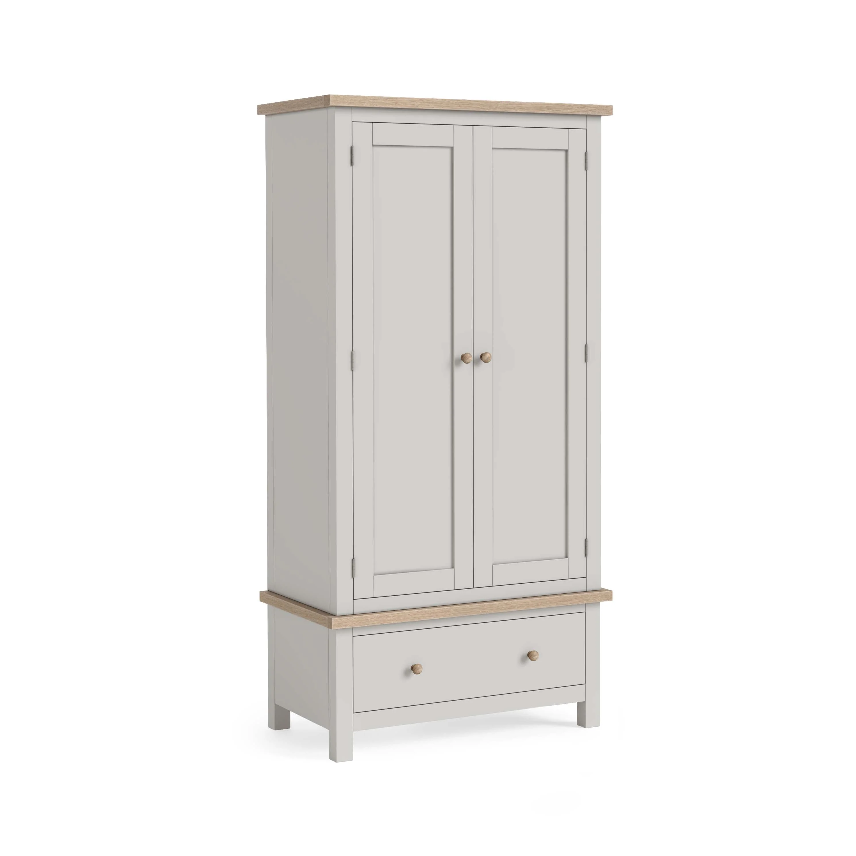 Elmstead Grey Gents Wardrobe - Gents Wardrobe Stone Grey